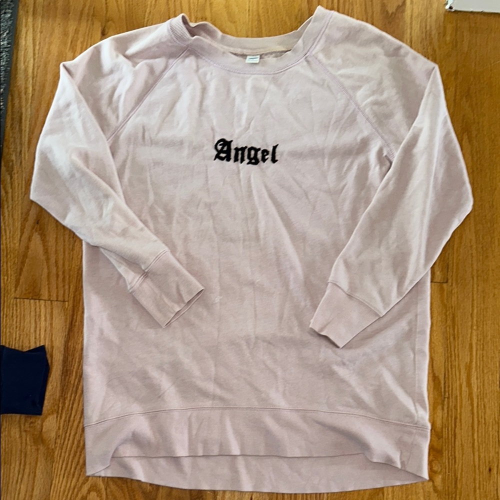 Old Navy Light Pink Sweatshirt